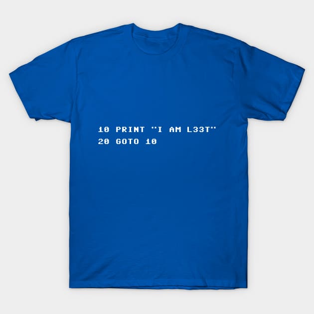 I AM L33T T-Shirt by CHADDINGTONS